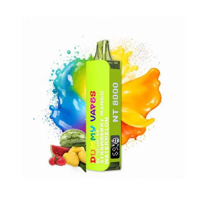 Dummy Vapes 8000 Disposable - Strawberry Mango Watermelon | Bay Vape Dummy Vapes 8000 Disposable - Strawberry Mango Watermelon | Bay Vape
