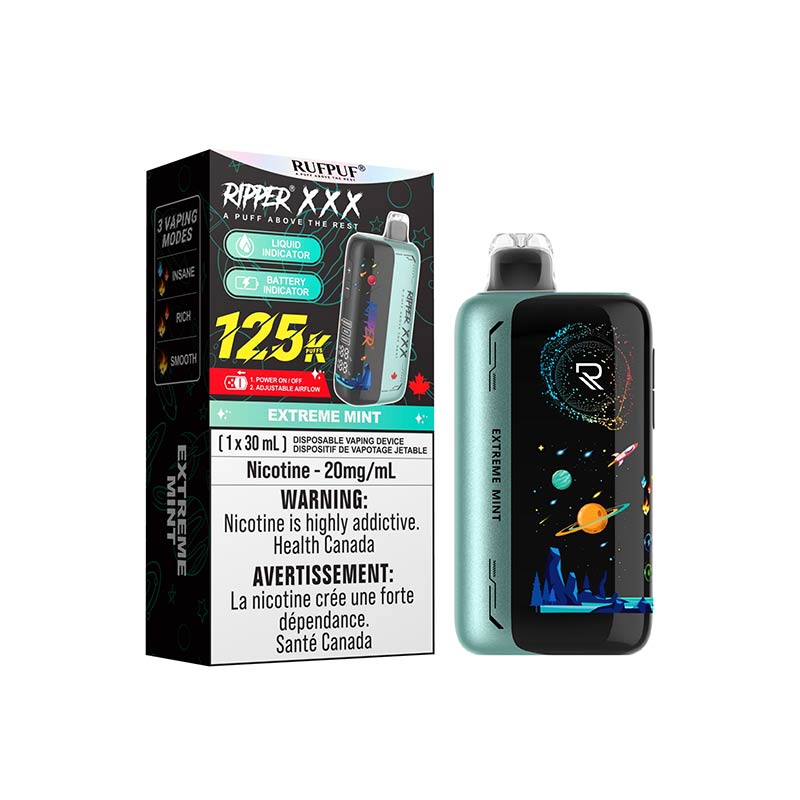 Ripper XXX 125K Disposable - Extreme Mint - Bay Vape