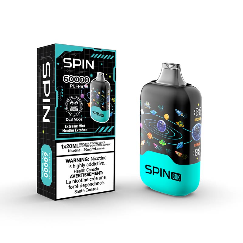 Spin 60K Disposable - Extreme Mint - Bay Vape