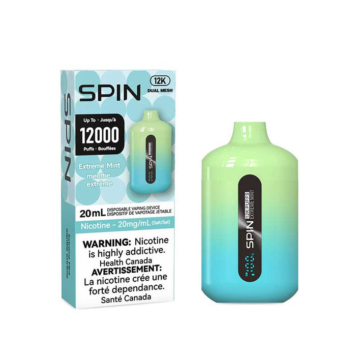 Spin 12K Disposable - Extreme Mint