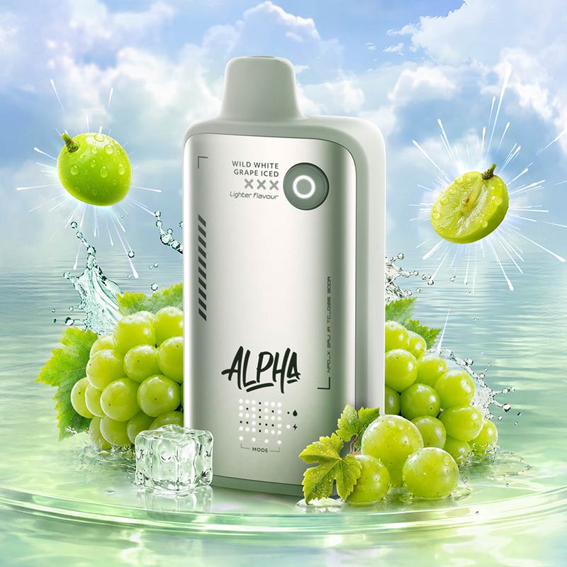 Flavour Beast Alpha Disposable - Lighter Flavour - Wild White Grape Iced (ON)