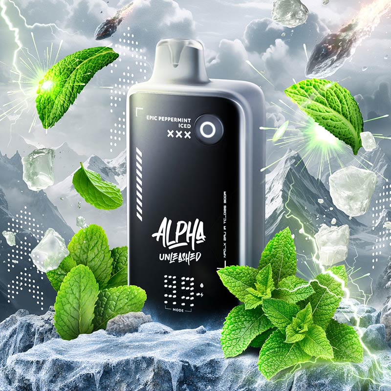 Flavour Beast Alpha Disposable Unleashed - Epic Peppermint Iced (MB) - Bay Vape