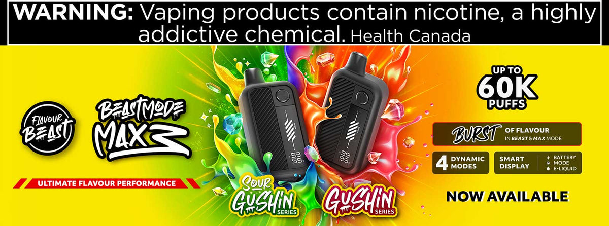 Flavour Beast - Beast Mode Max 3 Disposable - 20ml 60K Puffs - New Gushin' Flavours | Bay Vape