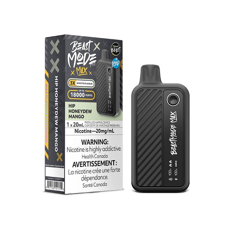 Flavour Beast Beast Mode Max 18K Disposable - Hip Honeydew Mango Iced (ON) - Bay Vape