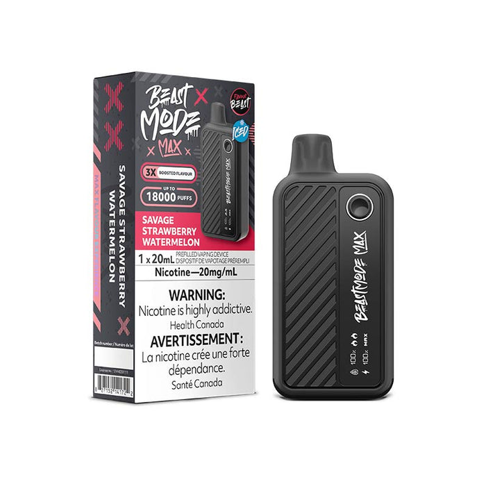 Flavour Beast Beast Mode Max 18K Disposable - Savage Strawberry Watermelon Iced