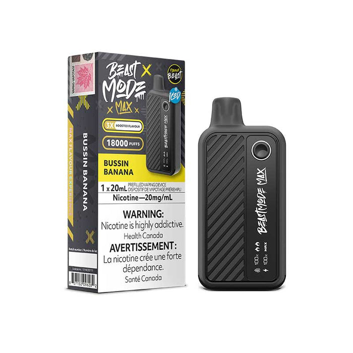 Flavour Beast Beast Mode Max 18K Disposable - Bussin Banana Iced