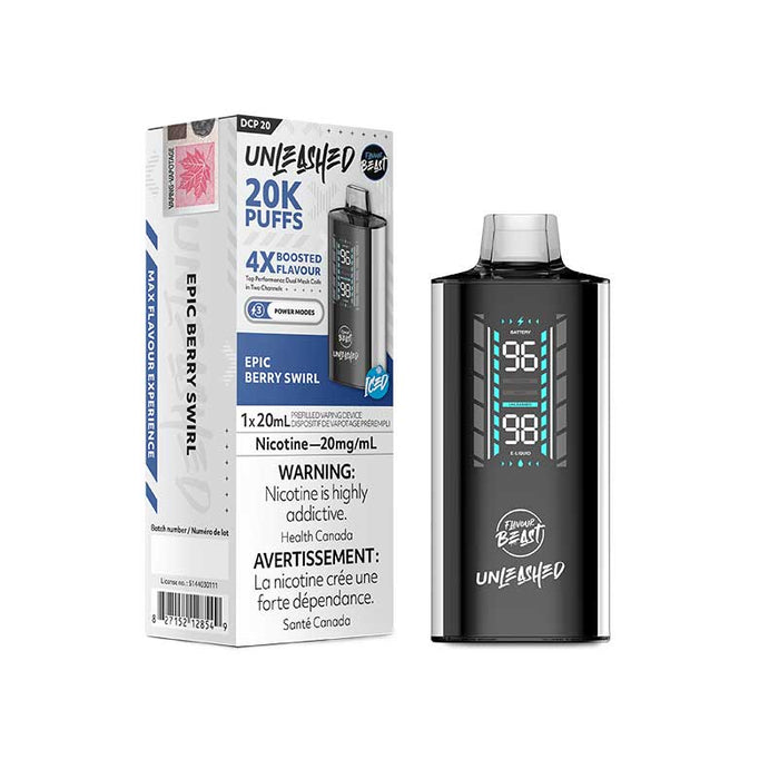 Flavour Beast Unleashed DCP 20K Disposable - Epic Berry Swirl (ON)