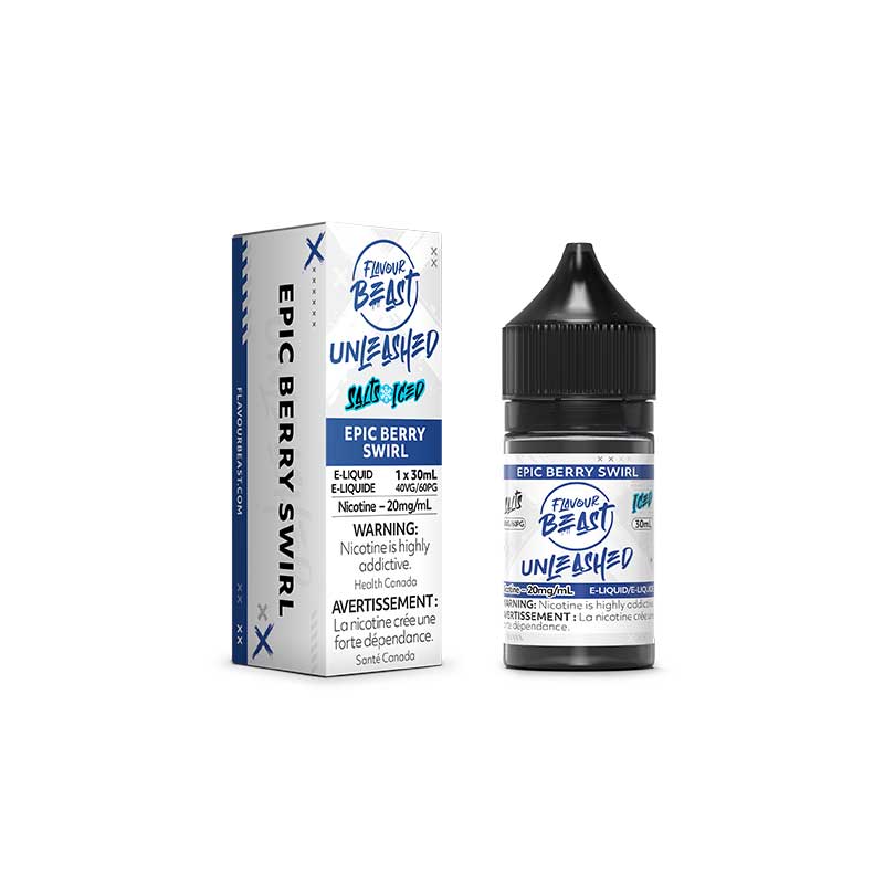 Flavour Beast E-Liquid Unleashed - Epic Berry Swirl Iced - Bay Vape Canada
