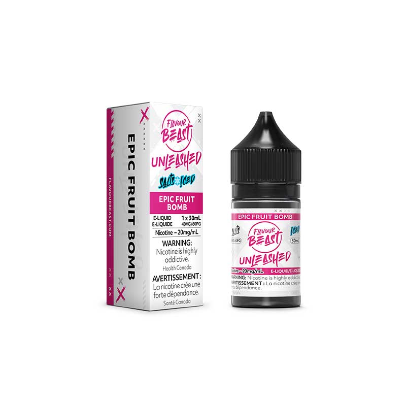 Flavour Beast E-Liquid Unleashed - Epic Fruit Bomb Iced - Bay Vape Canada