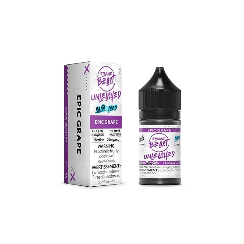 Flavour Beast E-Liquid Unleashed - Epic Grape Iced - Bay Vape Canada