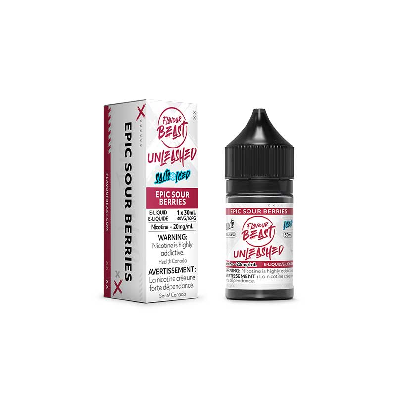 Flavour Beast E-Liquid Unleashed - Epic Sour Berries Iced - Bay Vape Canada