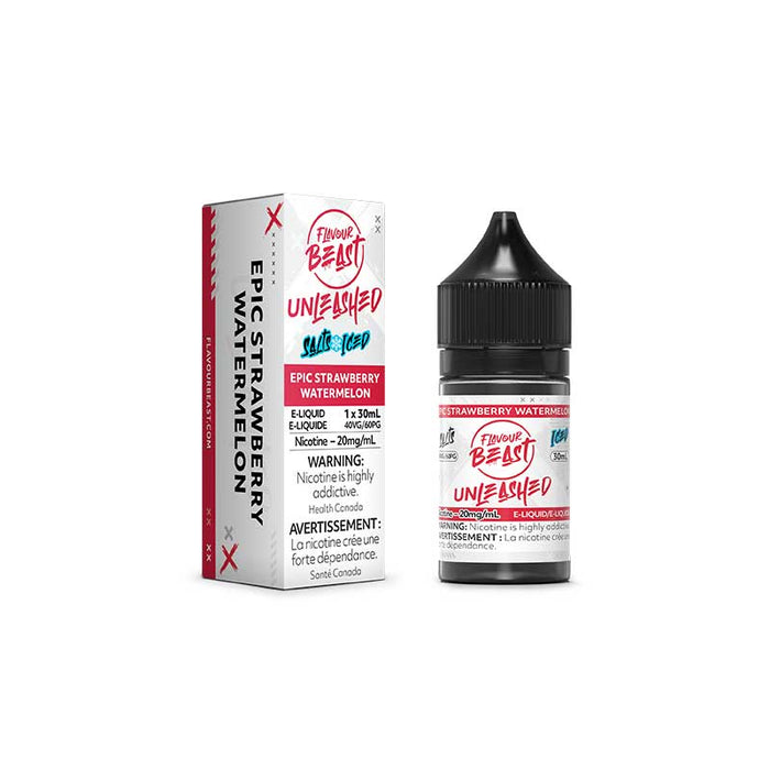 Flavour Beast E-Liquid Unleashed - Epic Strawberry Watermelon Iced