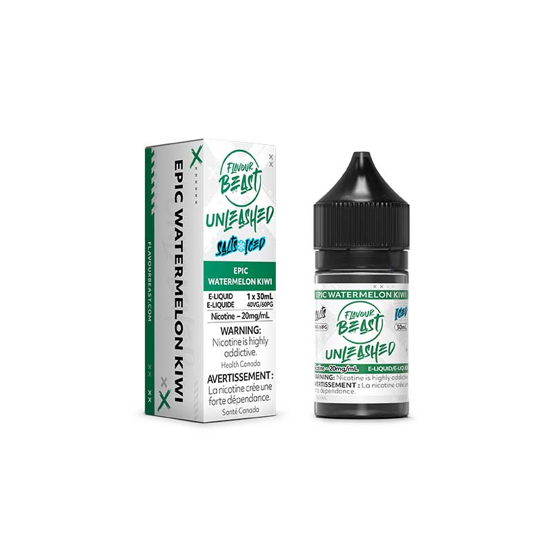 Flavour Beast E-Liquid Unleashed - Epic Watermelon Kiwi Iced - Bay Vape Canada