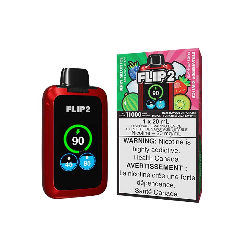 Flip 2 Disposable - Berry Melon Ice & Strawberry Kiwi Ice