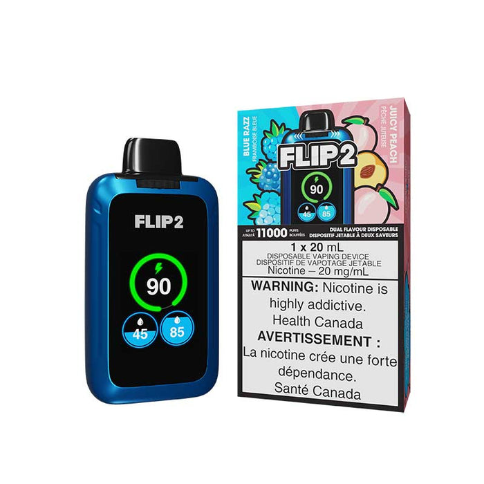 Flip 2 Disposable - Blue Razz & Juicy Peach