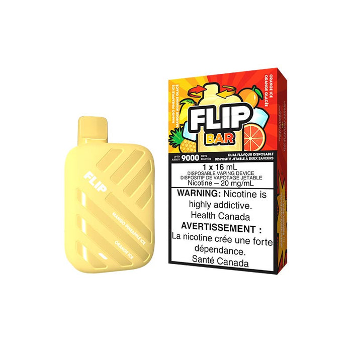 Flip Bar 9000 Disposable - Mango Pineapple Ice & Orange Ice