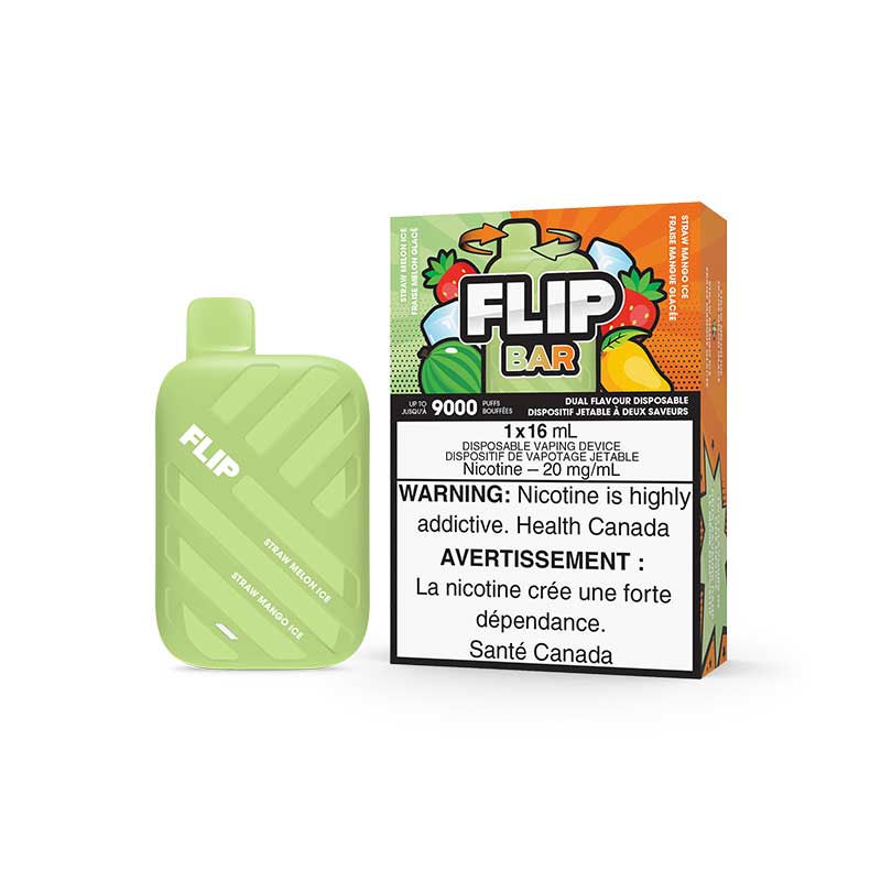 Flip Bar 9000 Disposable - Straw Melon Ice & Straw Mango Ice