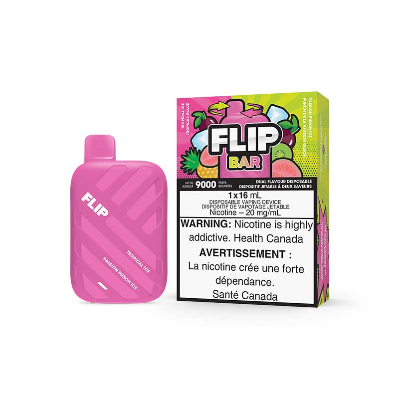 Flip Bar 9000 Disposable - Tropical Ice & Passion Punch Ice