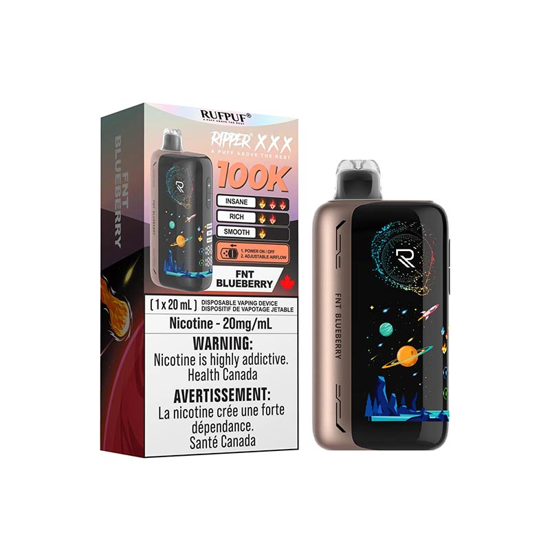 Ripper XXX 100K Disposable - FNT Blueberry (ON) - Bay Vape