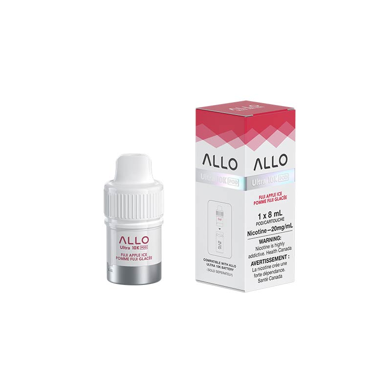ALLO Ultra 10K Pod - Fuji Apple Ice - Bay Vape