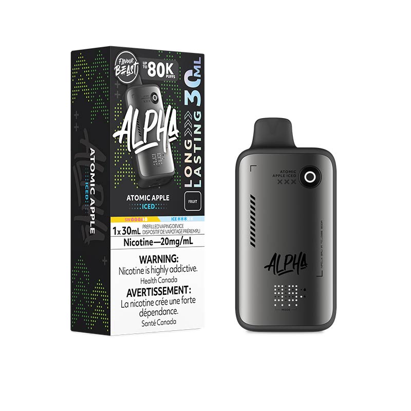 Flavour Beast Alpha Disposable - Atomic Apple Iced (ON) - Bay Vape