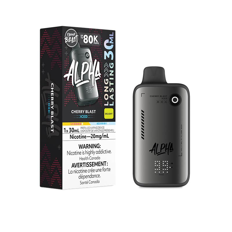 Flavour Beast Alpha Disposable - Cherry Blast Iced - Bay Vape