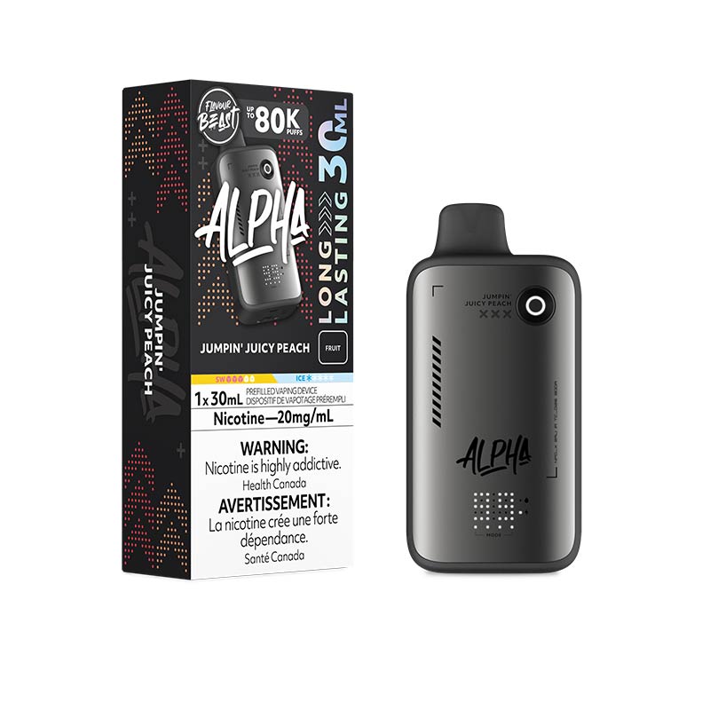 Flavour Beast Alpha Disposable - Jumpin' Juicy Peach (ON) - Bay Vape