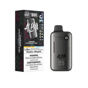 Flavour Beast Alpha Disposable - Supreme Strawberry Kiwi Iced (ON) - Bay Vape