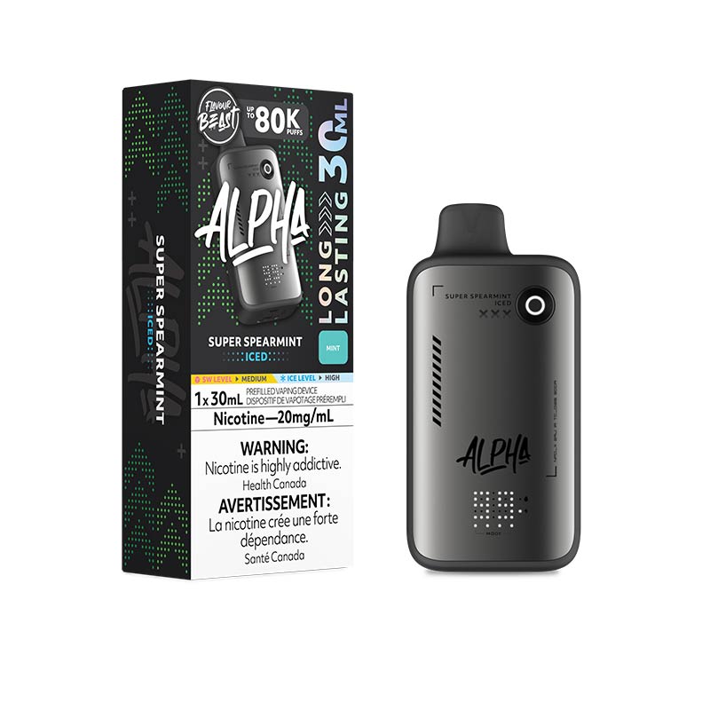 Flavour Beast Alpha Disposable - Super Spearmint (MB)