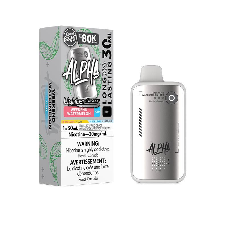 Flavour Beast Alpha Disposable - Lighter Flavour - Weekend Watermelon Iced (ON)