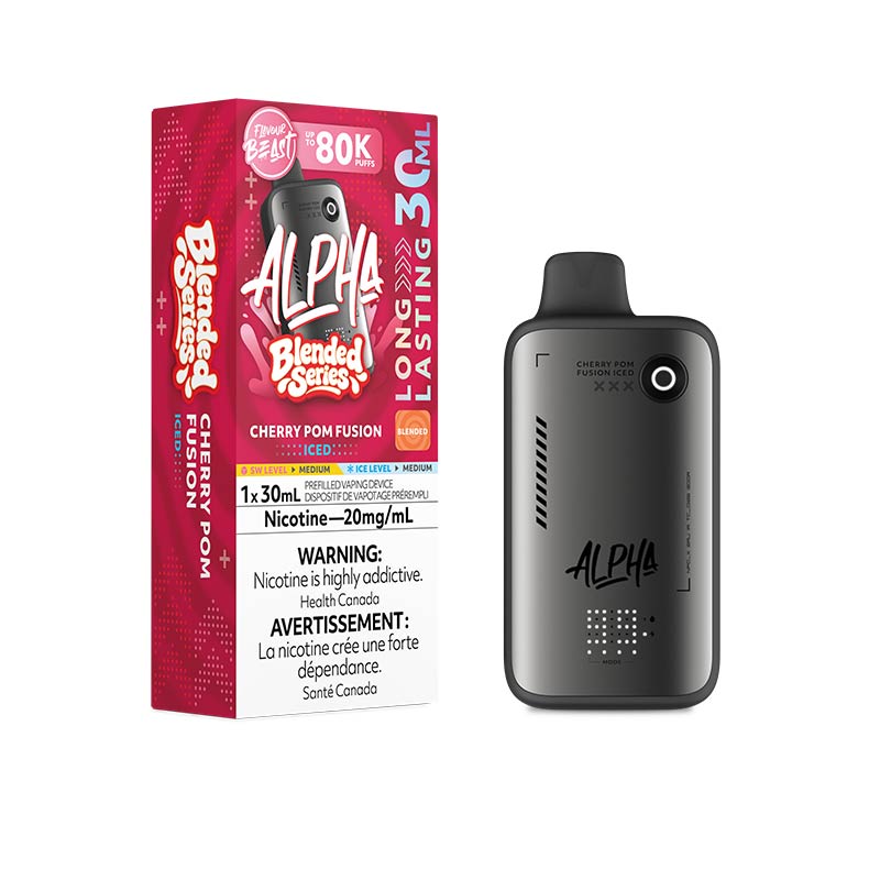 Flavour Beast Alpha Disposable - Cherry Pom Fusion (MB) - Bay Vape