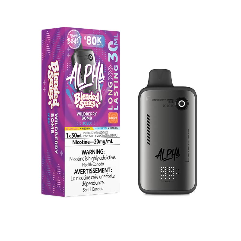 Flavour Beast Alpha Disposable - Wildberry Bomb (MB) - Bay Vape