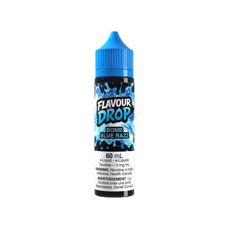 Bomb Blue Razz By Flavour Drop Vape Juice (MB) - Bay Vape