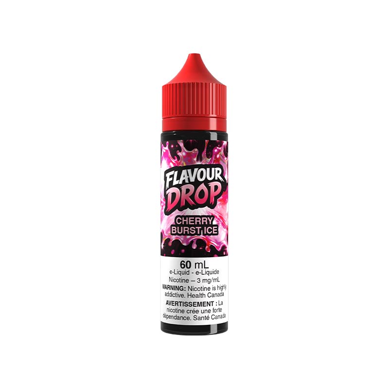 Cherry Burst Ice By Flavour Drop Vape Juice (MB) - Bay Vape