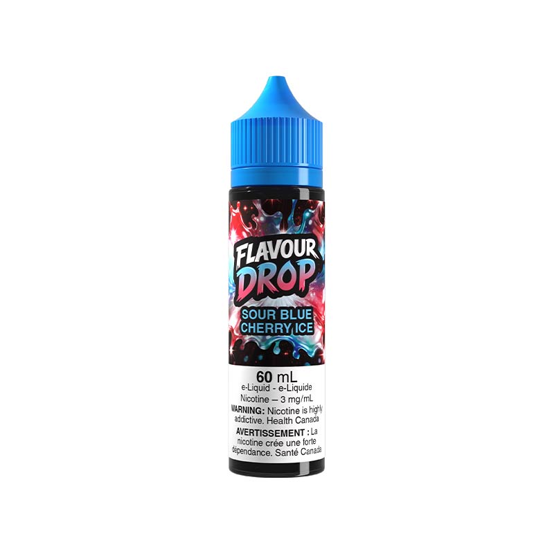 Sour Blue Cherry Ice By Flavour Drop Vape Juice (MB) - Bay Vape