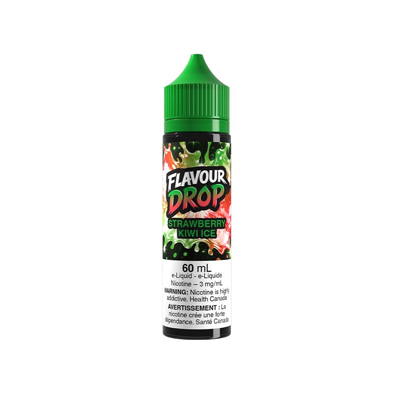 Strawberry Kiwi Ice By Flavour Drop Vape Juice (MB) - Bay Vape