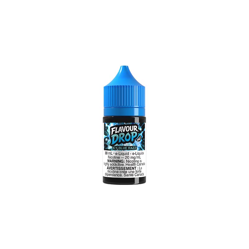 Icy Blue Razz By Flavour Drop Salt Juice (ON) - Bay Vape