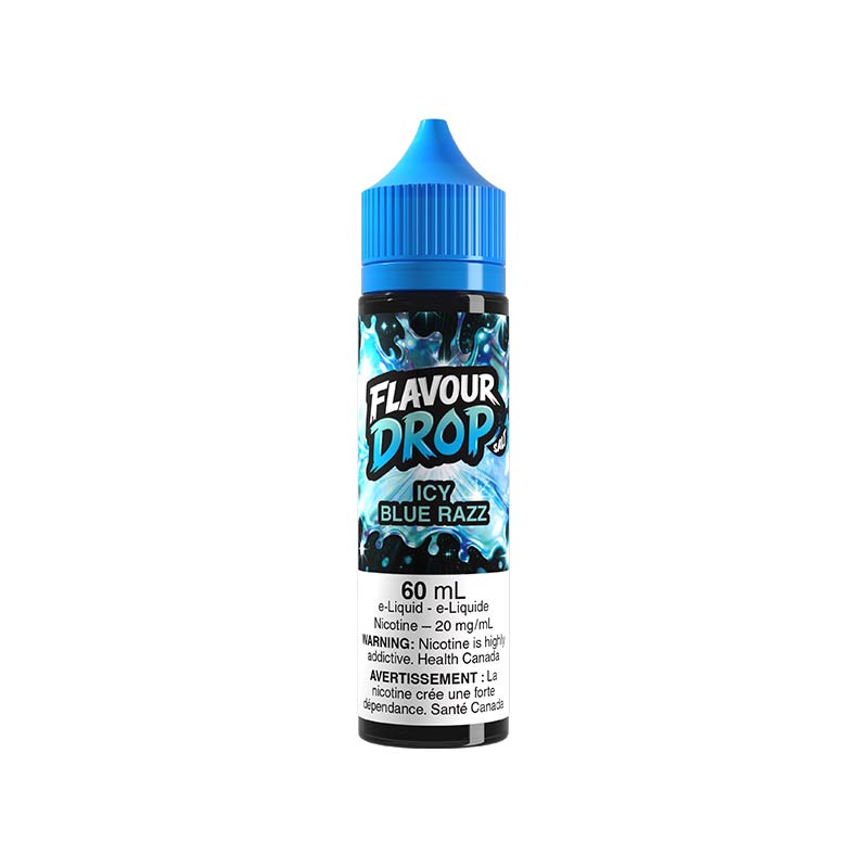 Icy Blue Razz By Flavour Drop Salt Juice (ON) - Bay Vape