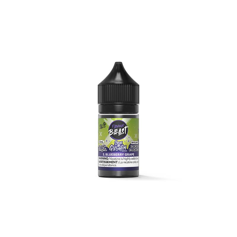 Gushin S. Blueberry Grape Salt by Flavour Beast E-Liquid (ON) - Bay Vape