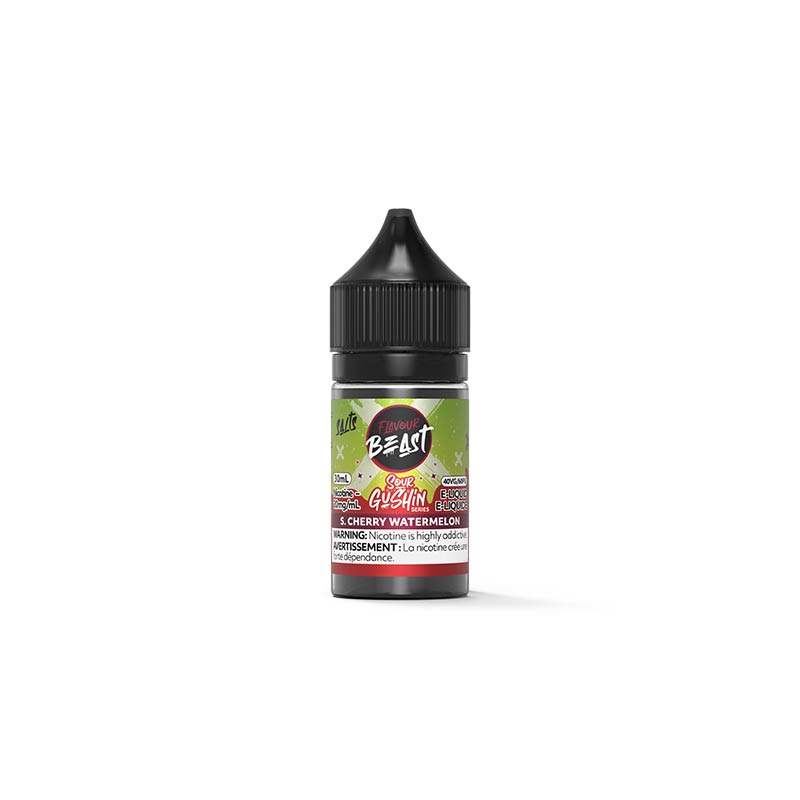 Gushin S. Cherry Watermelon Salt by Flavour Beast E-Liquid (AB) - Bay Vape