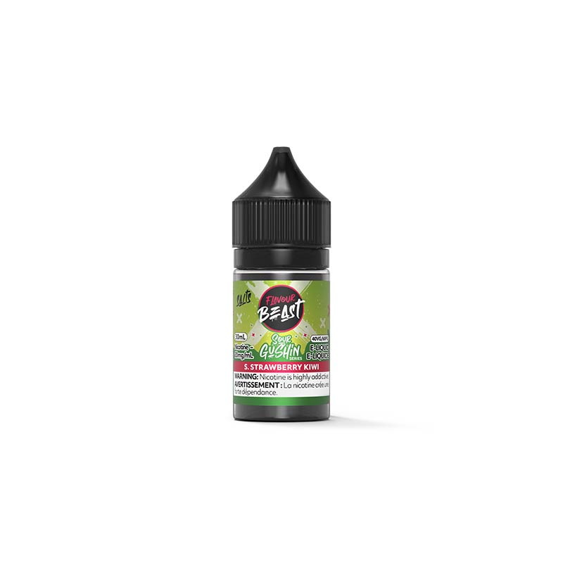 Gushin S. Strawberry Kiwi Salt by Flavour Beast E-Liquid (ON) - Bay Vape