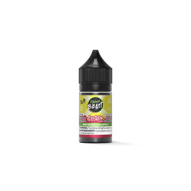 Gushin Watermelon Apple Salt by Flavour Beast E-Liquid (MB)