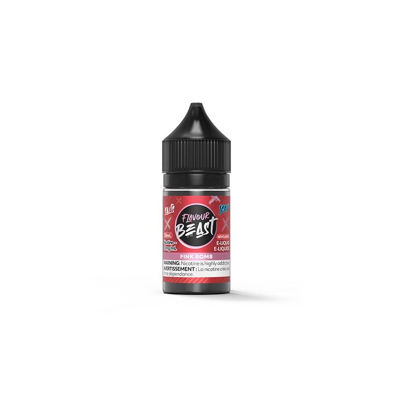 Pink Bomb Iced Salt by Flavour Beast E-Liquid (ON) - Bay Vape