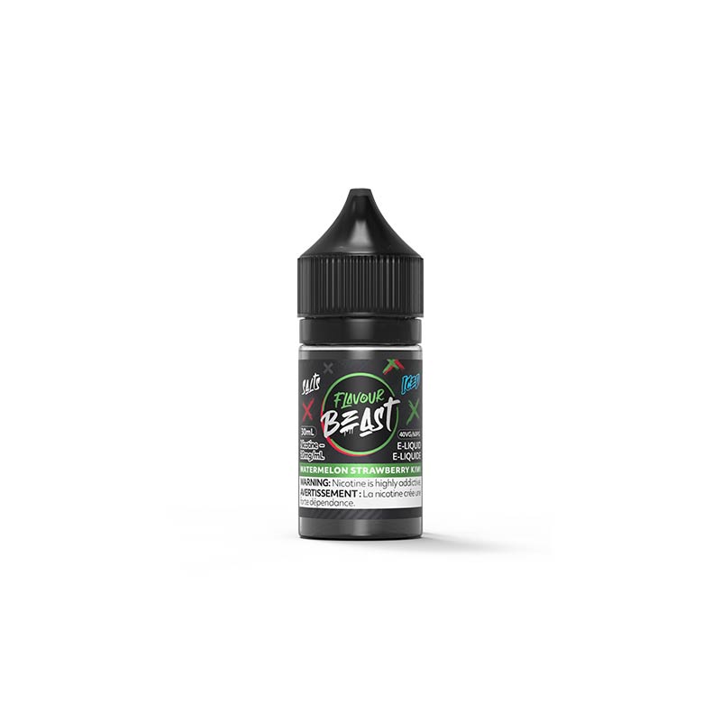 Watermelon Strawberry Kiwi Iced by Flavour Beast E-Liquid (ON) - Bay Vape