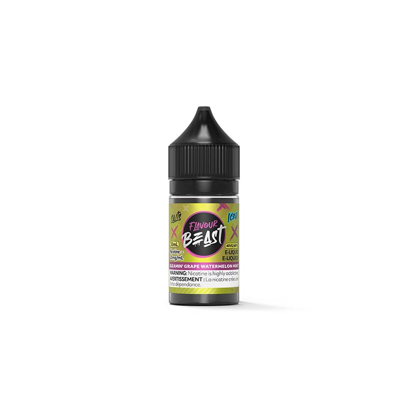 Gleamin' Grape Watermelon Mint Salt by Flavour Beast E-Liquid (MB) - Bay Vape