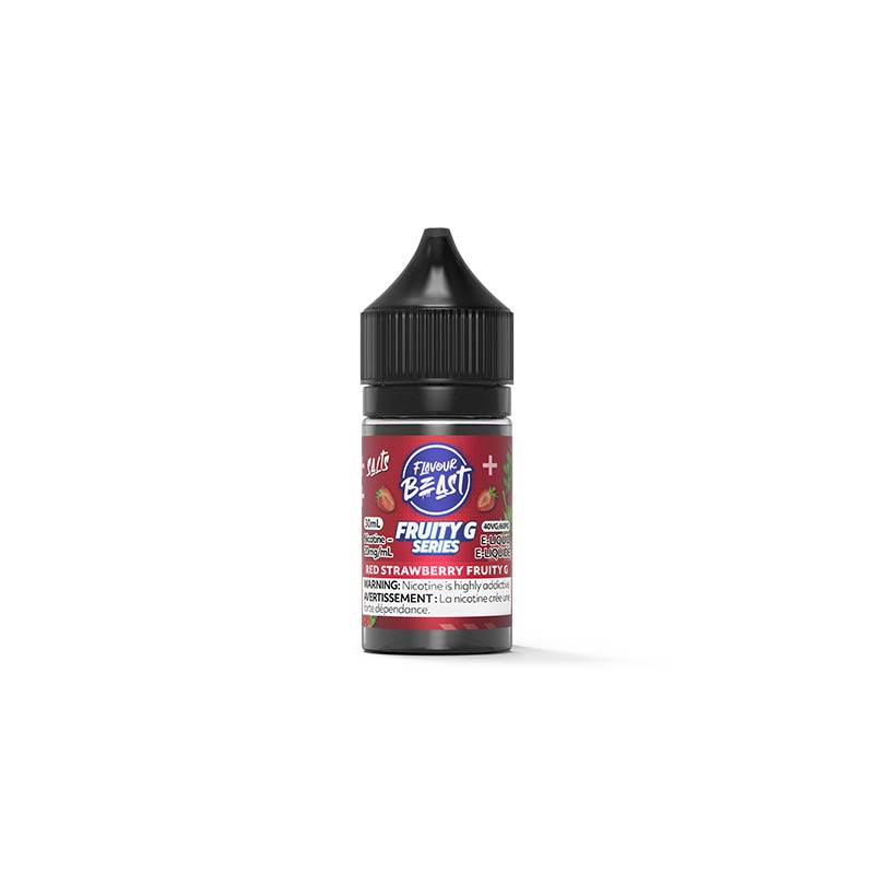 Red Strawberry Fruity G Salt by Flavour Beast E-Liquid (MB) - Bay Vape