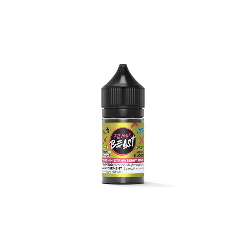 Smashin' Strawberry Jewel Iced Salt by Flavour Beast E-Liquid (MB) - Bay Vape