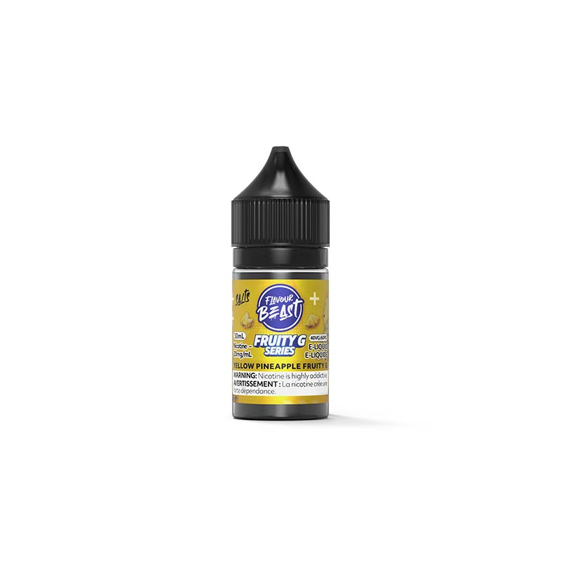 Yellow Pineapple Fruity G Salt by Flavour Beast E-Liquid (MB) - Bay Vape