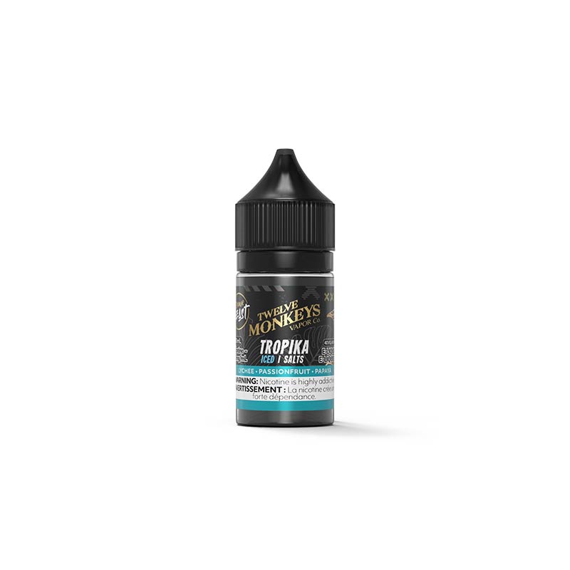 Tropika Iced Salt by Flavour Beast X 12 Monkeys E-Liquid (AB) - Bay Vape