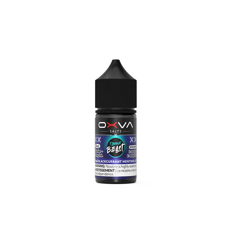 Fresh Blackcurrant Menthol Ice Salt by Flavour Beast X OXVA E-Liquid (MB) - Bay Vape